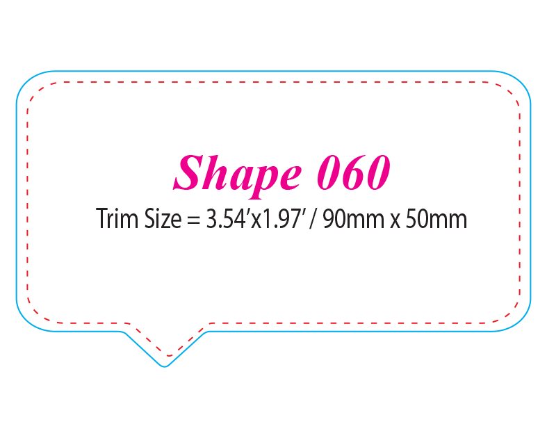 Die-cut Shape 60 