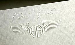 press embossing business cards