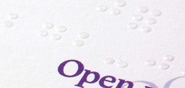 Braille cards